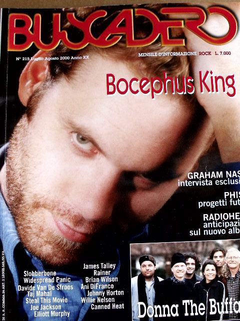 Buscadero 215 2000 Bocephus King Graham Nash Phish Radiohead