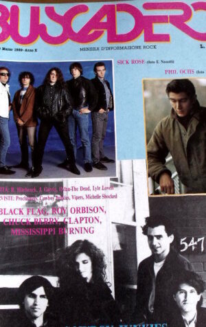 Buscadero 90 1989 Sick Rose Phil Ochs Black Flag Roy Orbison Chuck Berry Clapton