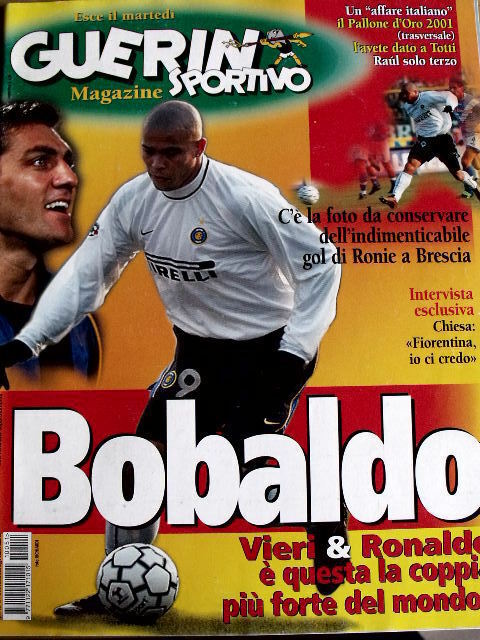 Guerin Sportivo 51 2001 Supplemento Ronaldo e Vieri