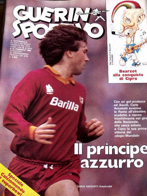 Guerin Sportivo 6 1983 Carlo Ancelotti Furino Paolo Rossi + Film Campionato
