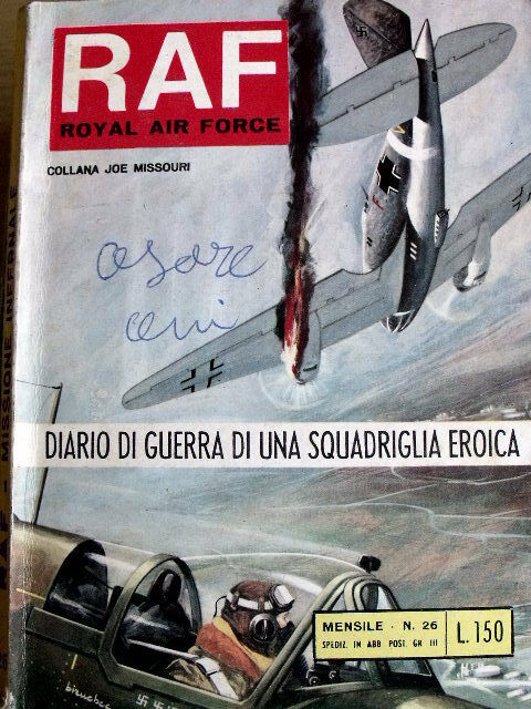 RAF Royal Air Force - Collana Joe Missouri 26 1968 ed. Bianconi