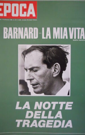Epoca 990 1969 Barbra Streisand.Christian Barnard:la mia vita