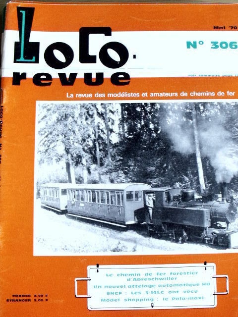 Loco Revue 306 1970 Stazione di Abreschwiller - Locomotiva 141.C