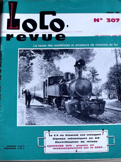 Loco Revue 307 1970 Locomotiva Mallet Tipo 030 - Le Vivarais