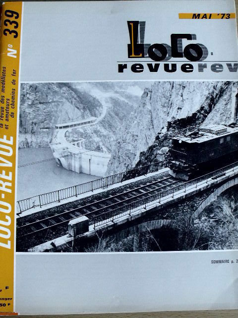 Loco Revue 339 1973 Poster locomotiva 130 G 5 n°4098