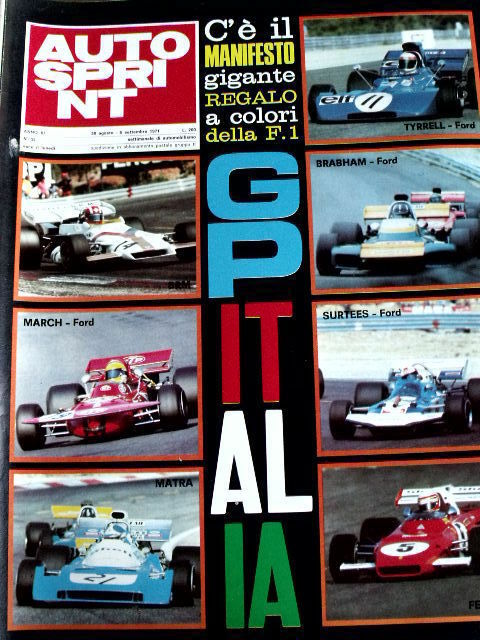 Autosprint 35 1971 Le nuove macchine Tyrrell - Surtees - March 711 - Mc Laren M
