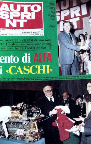Autosprint 50 1978 Umberto Agnelli Ing. Chiti ALfa Romeo caschi d'oro