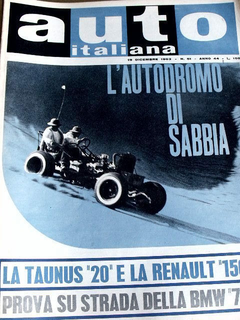 Auto Italiana 51 1963 Taunus 20 Renault 1500 - test BMW 700
