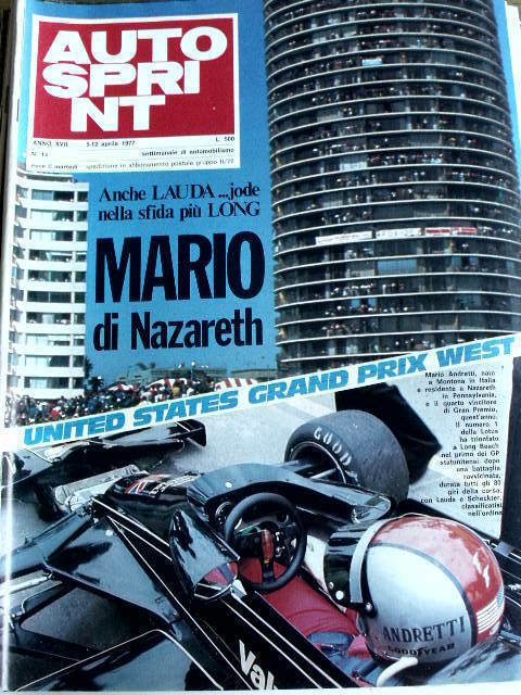 Autosprint 14 1977 Gp Monza domina Jaguar - Gp USA Long Beach