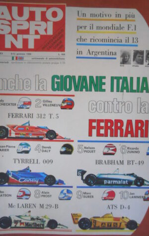 Autosprint 2 1980 Primo GP dell'anno. Identikit della F.1 '80. sc.5