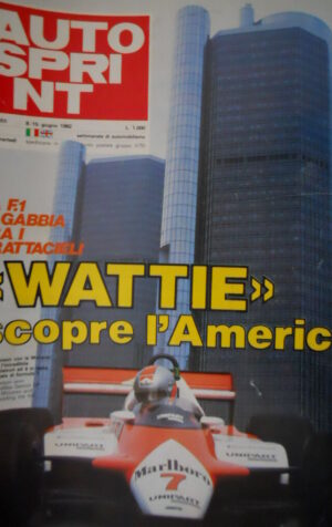 Autosprint 23 1982 GP Detroit: la cronaca. Nuova Bentley Mulsanne turbo sc.5