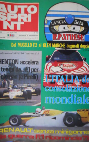 Autosprint 28 1980 Patrese al Glen. Villeneuve a Londra. Incidente Heyer sc.5