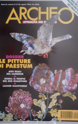 ARCHEO 114 1994 Pitture Paestum. Roma:Tempio del Dio Guaritore. Arti in Camerun