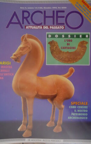 Archeo 130 1995 Dossier: l'oro di Cartagine. Immagini Grotta Chauvet