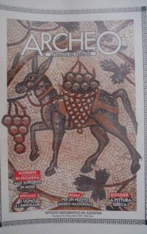 ARCHEO 34 1987 Scoperte Alle sorgenti di Mosè. Pittura Greca. Uomo e i Dinosauri