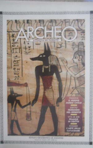 ARCHEO 8 1985 Padova:nuovo Museo Civico.Egitto:iscrizione nel deserto. Catacombe