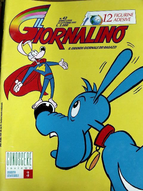 Giornalino 42 1991 Nicoletta Vele e Capitani Nicoletta + inserto Conoscere TOPPI