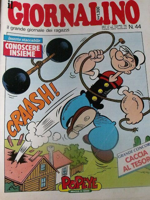 Giornalino 44 1986 Agente Allen Gni Snorky Poochie Mitty Piccolo Dente + inserto
