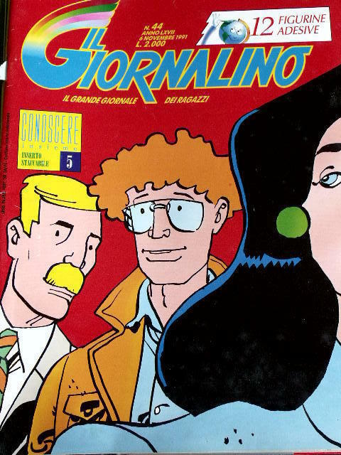 Giornalino 44 1991 Pinky Nicoletta Vele e Capitani Nicoletta + inserto Conoscere