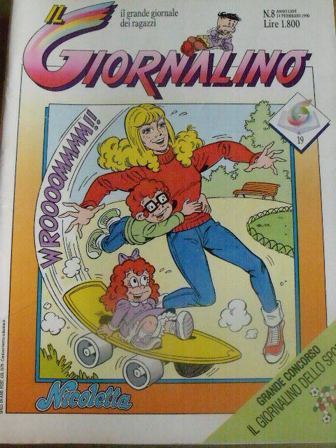 Giornalino 8 1990 Cornice LECCE -Zorrykid all'arrembaggio di Jacovitti +inse