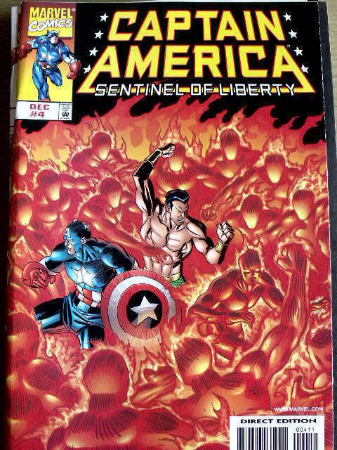 Capitan America Sentinel of liberty n°4 1998 ed. Marvel Comics