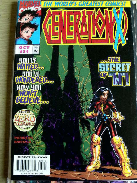 Generation X vol.1 n°31 1997 ed. Marvel Comics