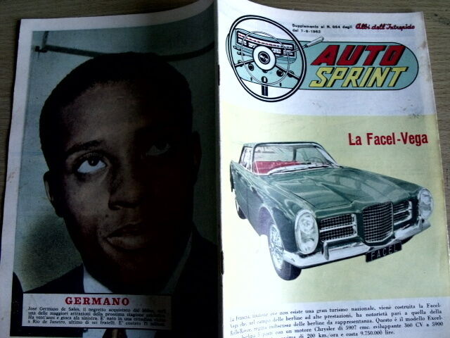 Auto Sprint 864 1962 Car Facel - Vega - Germano del MILAN
