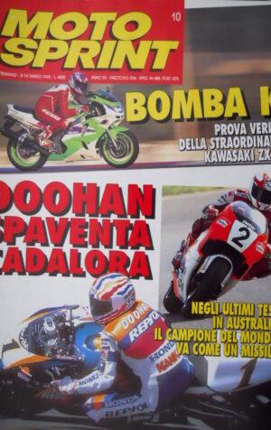 Motosprint 10 1995 Doohan spaventa Cadalora. Prova Kawasaki ZX-6R. Yamaha TRX850