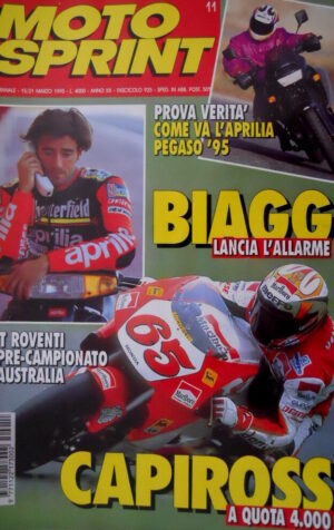 Motosprint 11 1995 Capirossi a quota 4000. Biaggi lancia allarme. Aprilia Pegaso