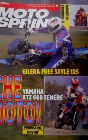 Motosprint 19 1991 Gilera Free Style 250. Novità Yamaha XTZ 660 Ténéré