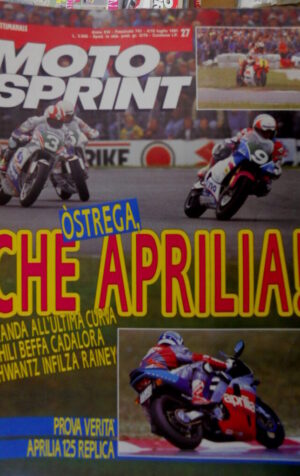 Motosprint 27 1991 GP Olanda: all'ultima curva Chili beffa Cadalora. Aprilia 125