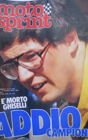 Motosprint 31 1985 Imola: muore Andrea Ghiselli. Beta KR 125