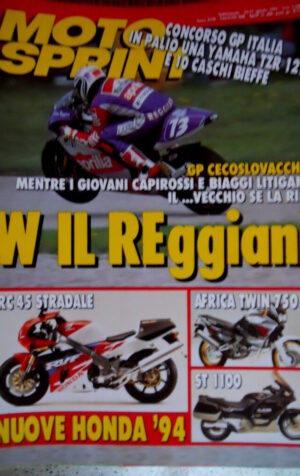 Motosprint 34 1993 GP Cecoslovacchia Sfida Biaggi - Capirossi. Nuove Honda 94