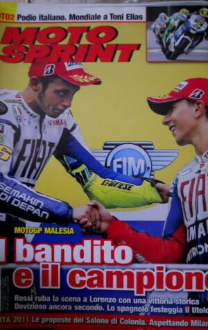 Motosprint 41 2010 MotoGP Malesia: Rossi ruba la scena a Lorenzo, Dovizioso 2°