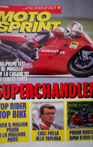 Motosprint 43 1992 Chili passa alla Yamaha. Prova BMW K 1100 LT. Test al Mugello