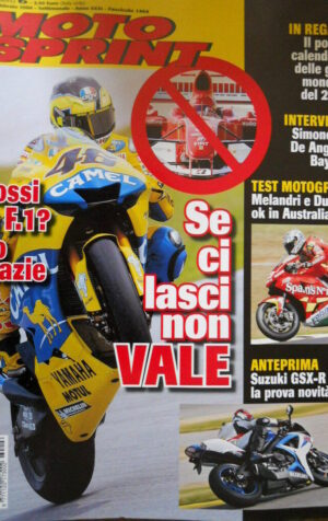 Motosprint 6 2006 Poster Calendario gare Mondiale. Intervista di Simoncelli
