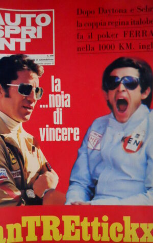Autosprint 16 1972 Dopo Daytona e Sebring, poker Ferrari. Regazzoni. Munari