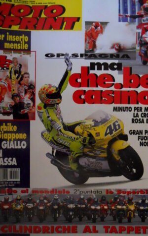 Motosprint 18 2000 Inserto Speciale Abbigliamento racing. GP Spagna