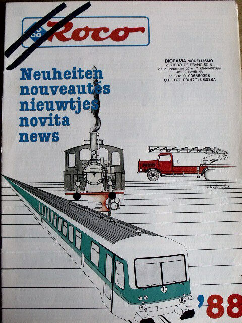 Catalogo ROCO novità 1988 - MULTI LANGUAGES - Tr.11