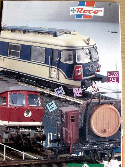 Catalogo ROCO novità 1994 - DEU - Tr.11