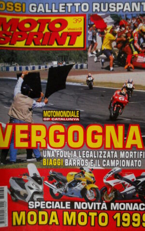 Motosprint 39 1998 GP Catalunya: la follia mortifica Biaggi Barros e campionato