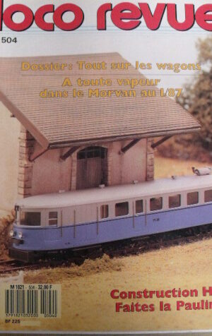 Loco revue n°504 1988 - Construction in H0 Faites la Pauline  - Tr.23
