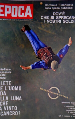 Epoca 679 1963 Meraviglia di Raffaello. Campione di paracadutismo Gerard Trèves