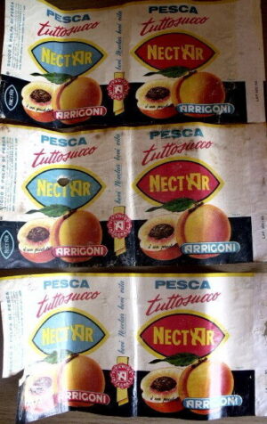 Raccolta Punti anni 60 Succhi di frutta ARRIGONI Pesca  [AF7]