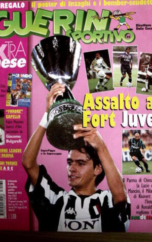 Guerin Sportivo 35 1997 Inzaghi - Juventus vince Supercoppa Italiana  [GS.33]
