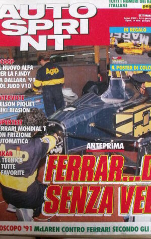 Autosprint 2 1991 con maxi poster Roberto Colciago Campione F 3000 [SC.50]