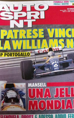 Autosprint 39 1991 Patrese Williams - Nigel Mansell -Prost Addio Ferrari [SC.50]