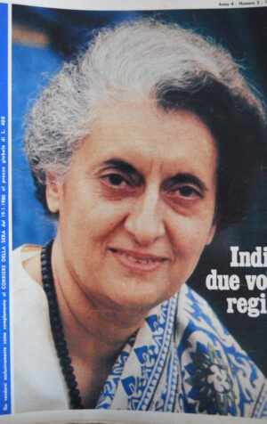 Corriere della Sera Illustrato 3 1980 Indira Gandhi 2 volte regina  [C47]