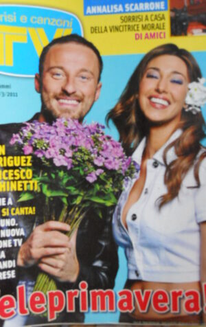 TV Sorrisi e Canzoni 12 2011 - Belen Rodriguez Francesco Facchinetti  [C46]