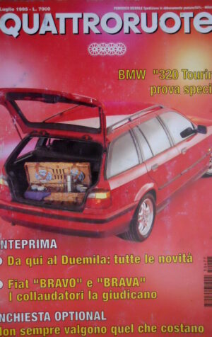 Quattroruote 477 1995 Prova BMW 320 Touring. Fiat Bravo e Brava. Ferrari [Q.56]